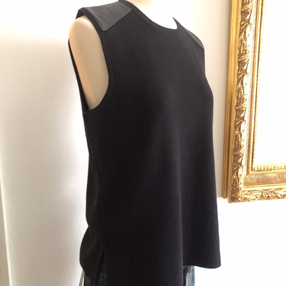 Polo Ralph Lauren Sweater Vest Black Wool Blend M - Picture 1 of 9